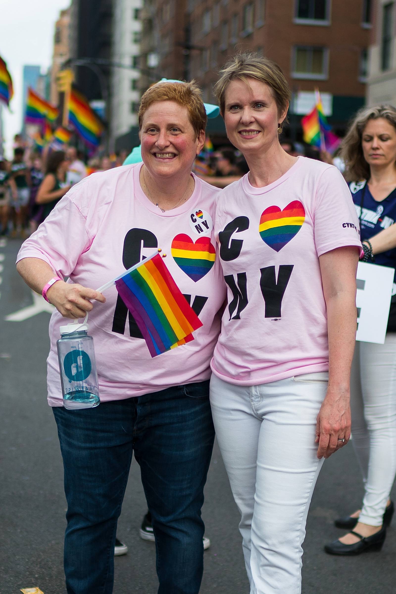 Christine Marinoni i Cynthia Nixon (Fot. Getty Images)