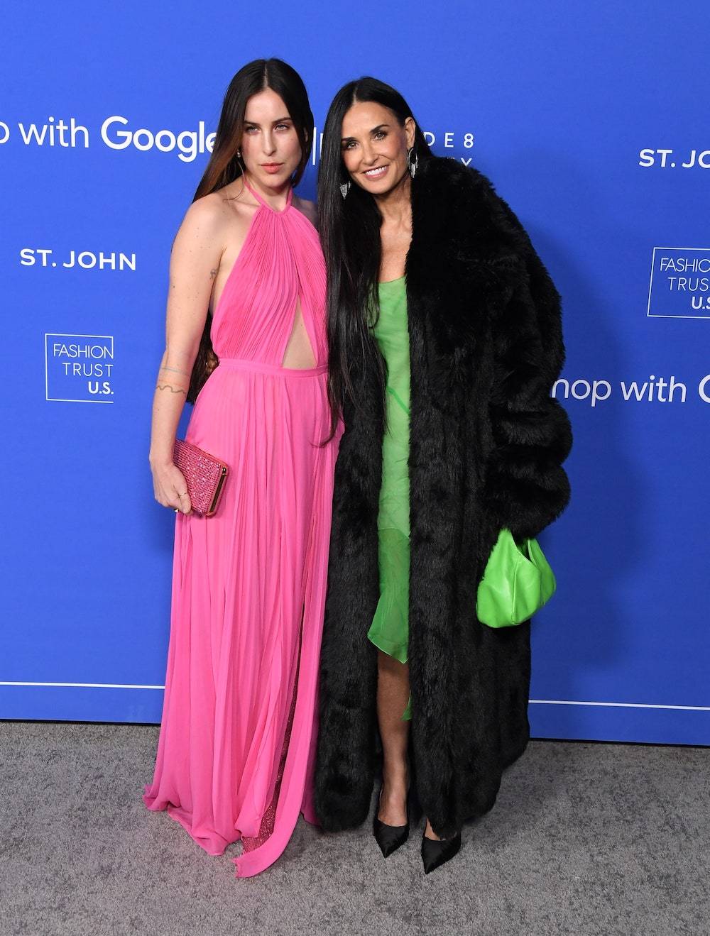 Demi Moore na czerwonym dywanie z córką Scout (Fot. Getty Images)
