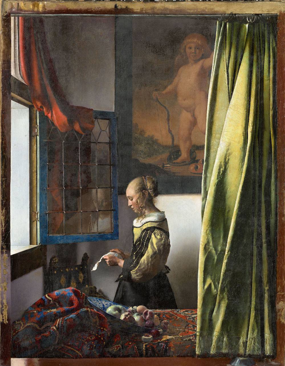 Obraz Dziewczyna czytająca list, Johannes Vermeer, 1657-1659 rok