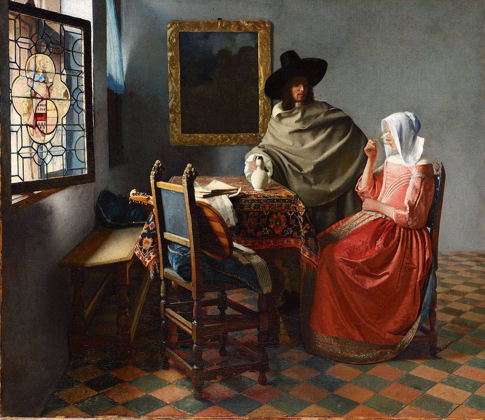 Obraz Kielich wina, Johannes Vermeer, 1658-1661 rok