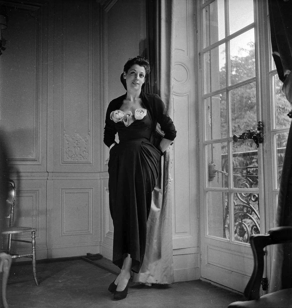 Denise Duval w kreacji z domu mody Christian Dior, rok 1947 (Fot. Getty Images)