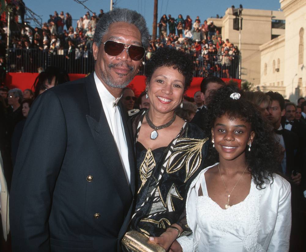 Morgan Freeman z żoną i z córką (Fot. Getty Images)