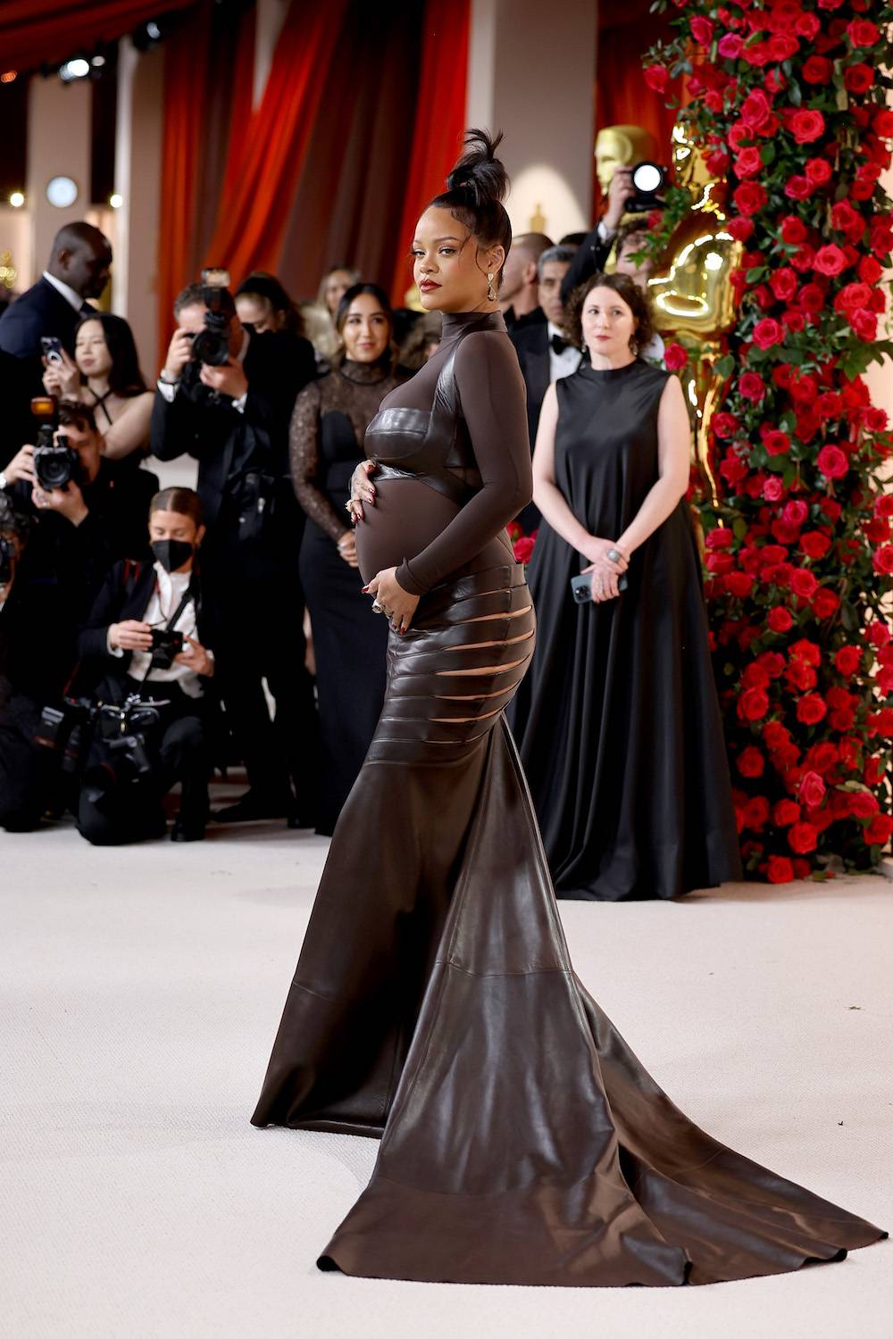 Rihanna na Oscarach 2023 (Fot. Getty Images)