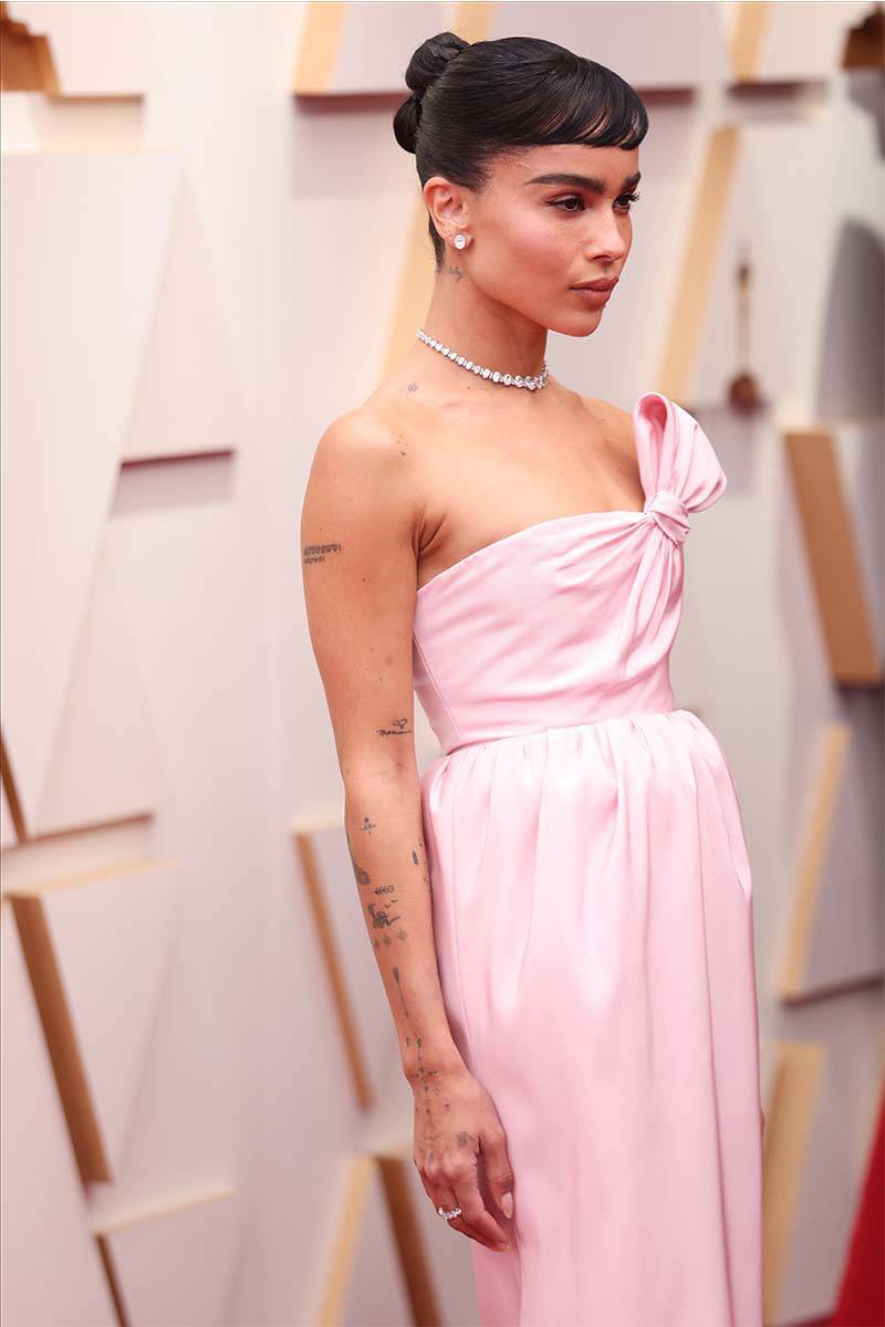 Zoë Kravitz na Oscarach w 2022 eoku / (Fot. Getty Images)